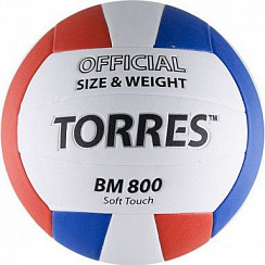 Мяч Torres BM800 р.5 белый-синий-красный